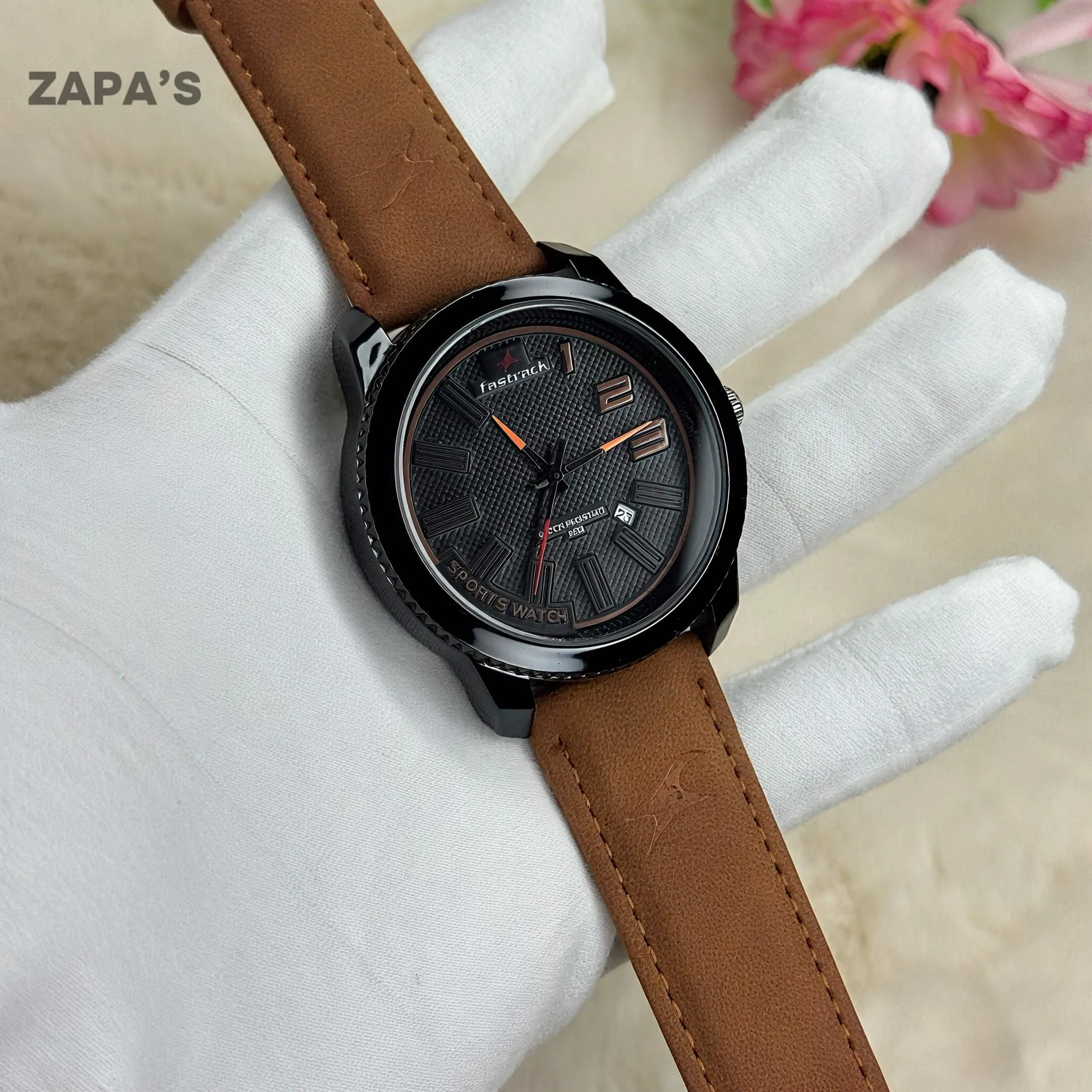 Fastreack 1 Fastrack Men’s Watch – Stylish Leather Strap, Water Resistant & 1-Year Warranty